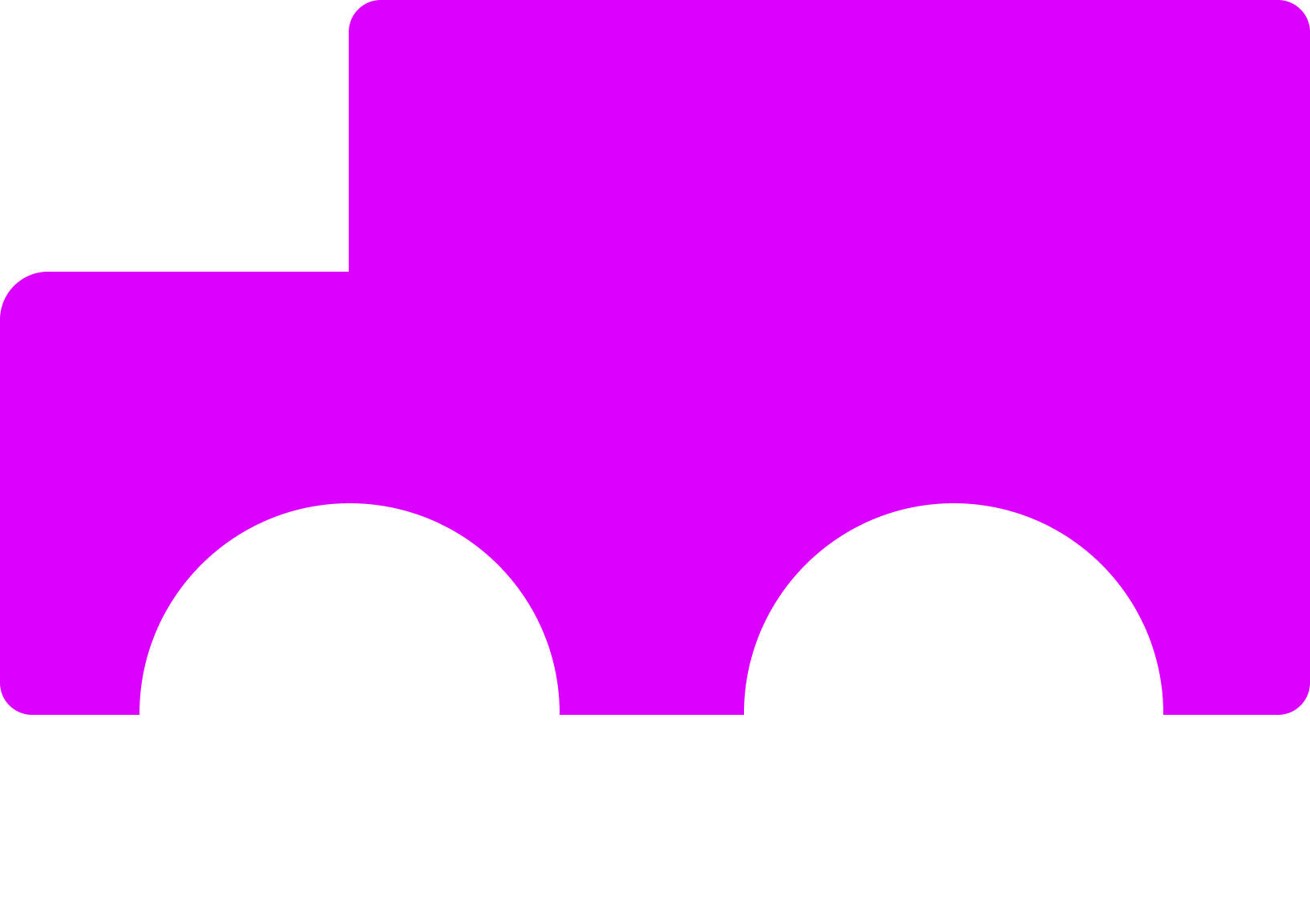 purple truck base